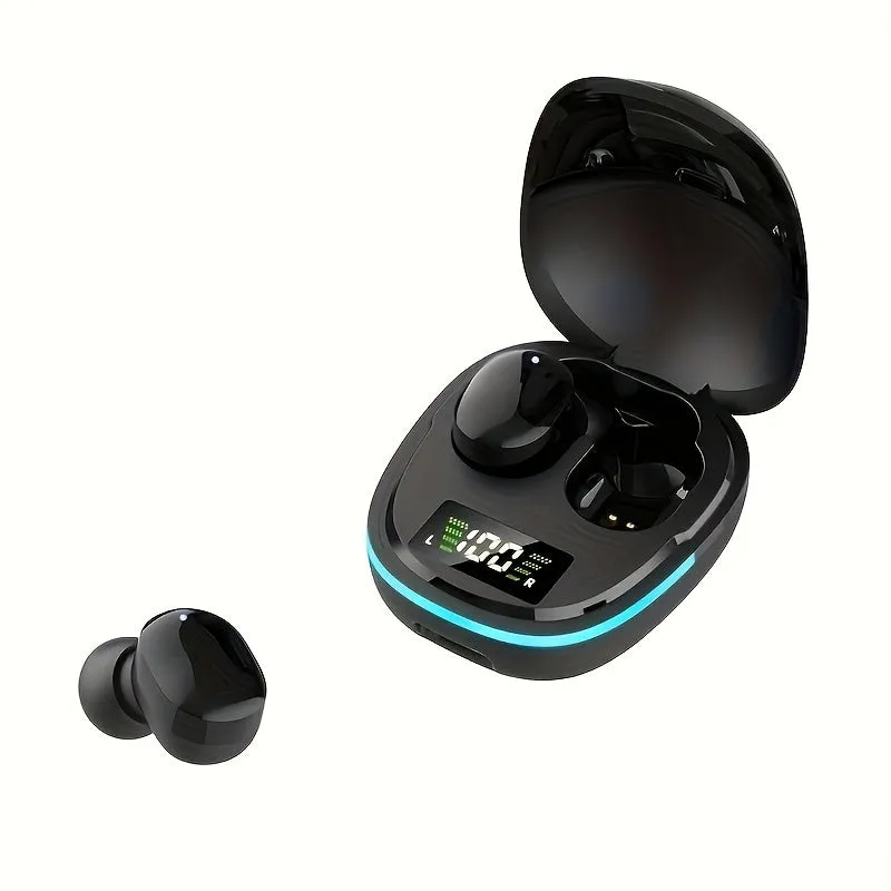 2024 New Generation Wireless Earbuds - Touch Control, LED Display, Semi-Open Back Design, Long-Lasting Lithium Battery, Sweat-Resistant, Compatible with iOS and Android Devices for Gaming and Music