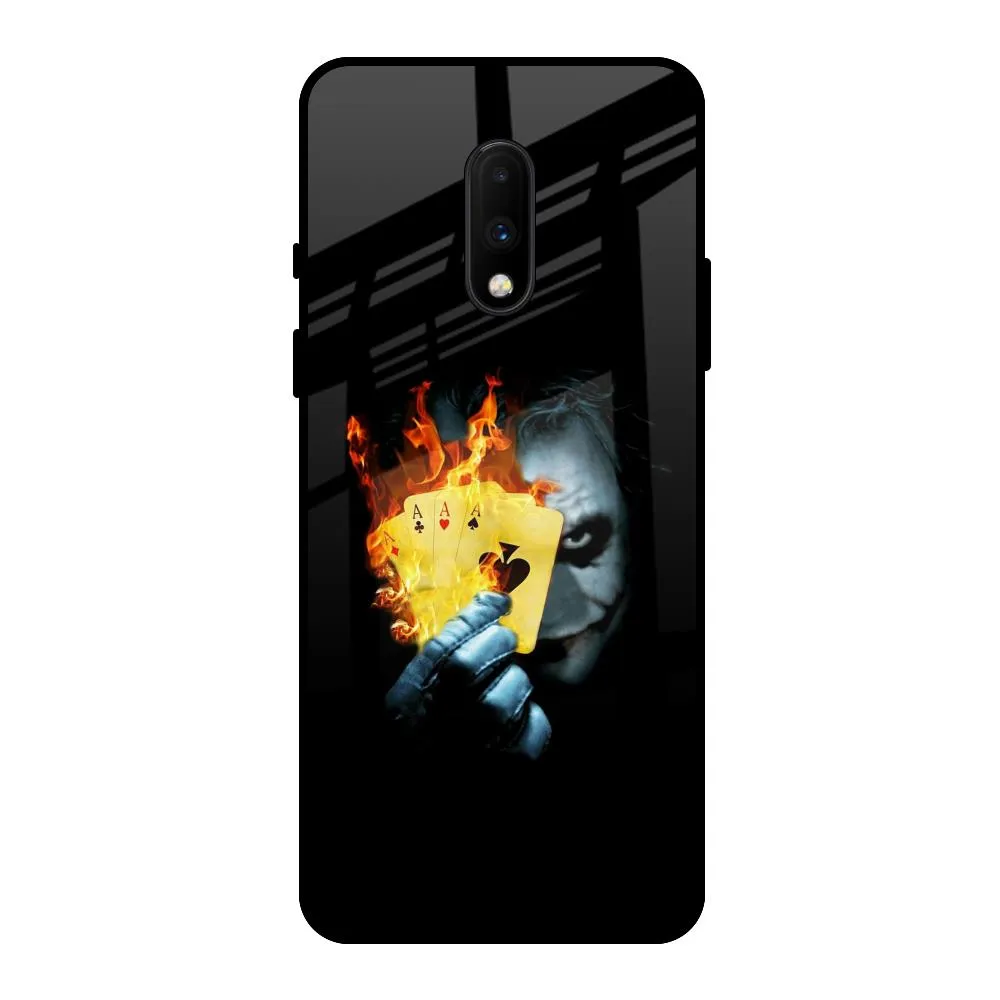 AAA Joker Glass Case for OnePlus 7