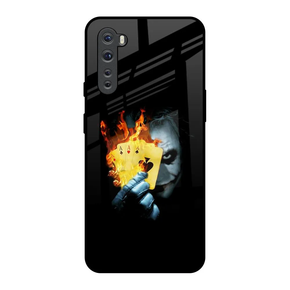 AAA Joker Glass Case for OnePlus Nord