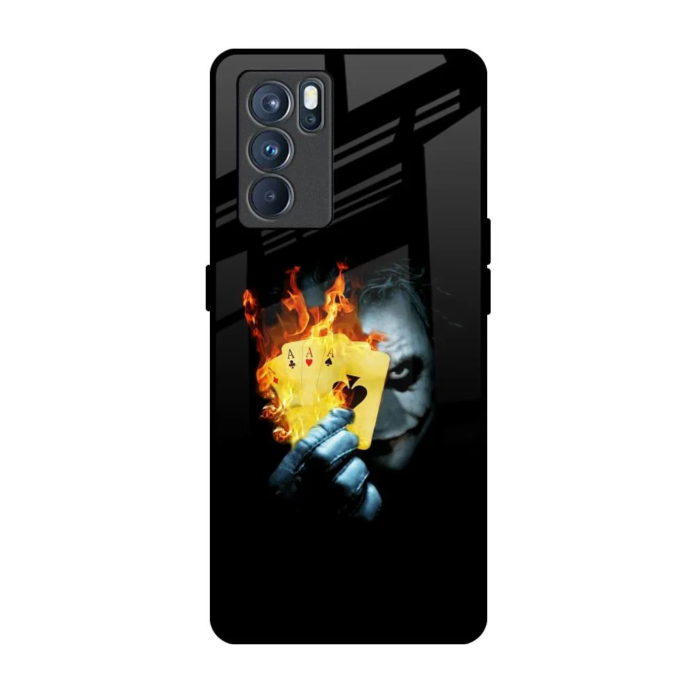 AAA Joker Glass Case for Oppo Reno6