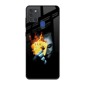 AAA Joker Glass Case for Samsung A21s