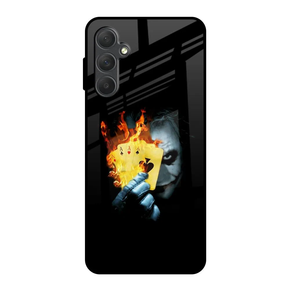 AAA Joker Glass Case for Samsung Galaxy F54 5G