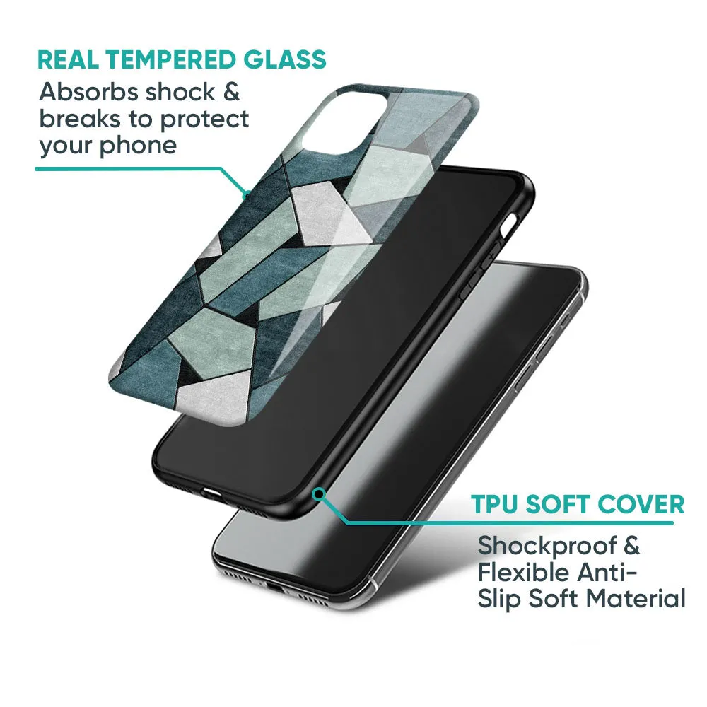 Abstact Tiles Glass Case for Oneplus 12