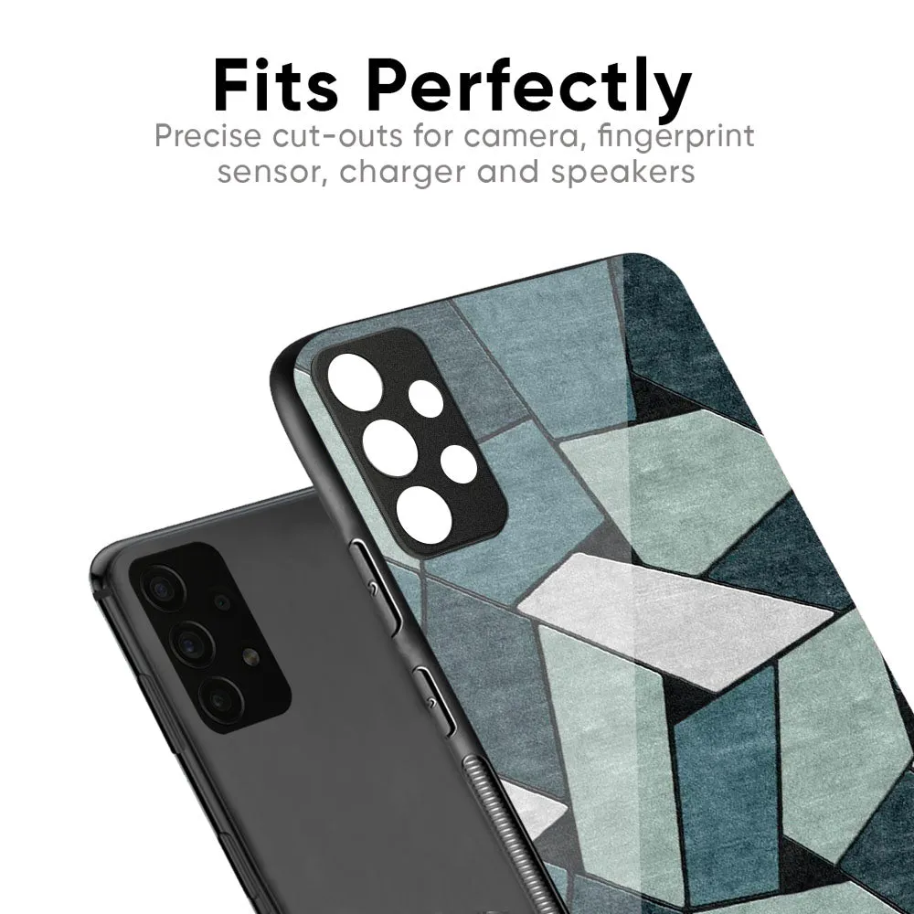 Abstact Tiles Glass Case for Realme GT 6 5G