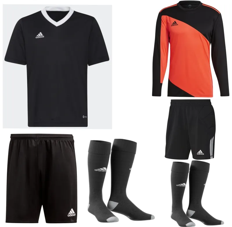 ADIDAS ENTRADA 22 SS KIT BUNDLE BLACK