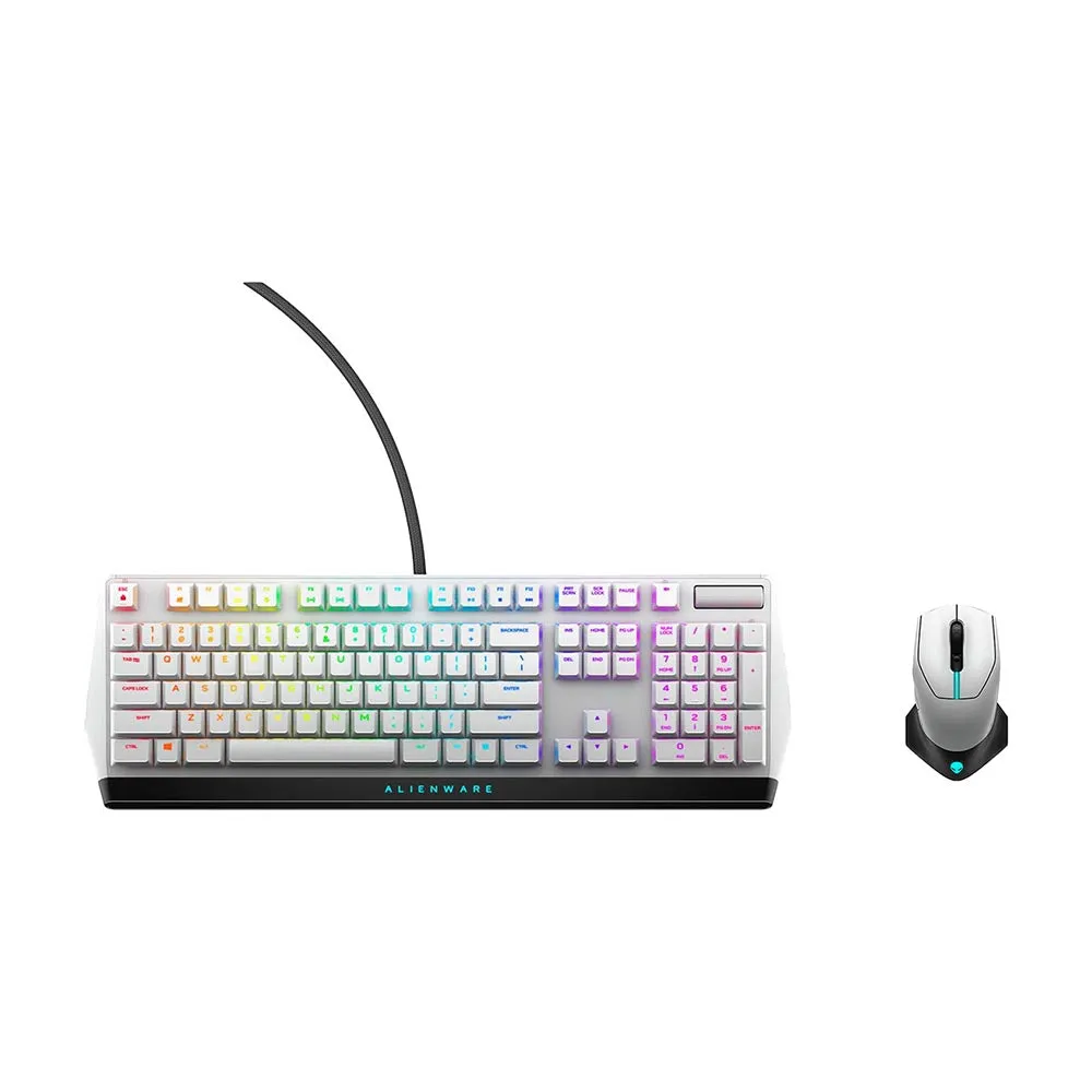 Alienware AW610M   AW510K peripheral kit, white