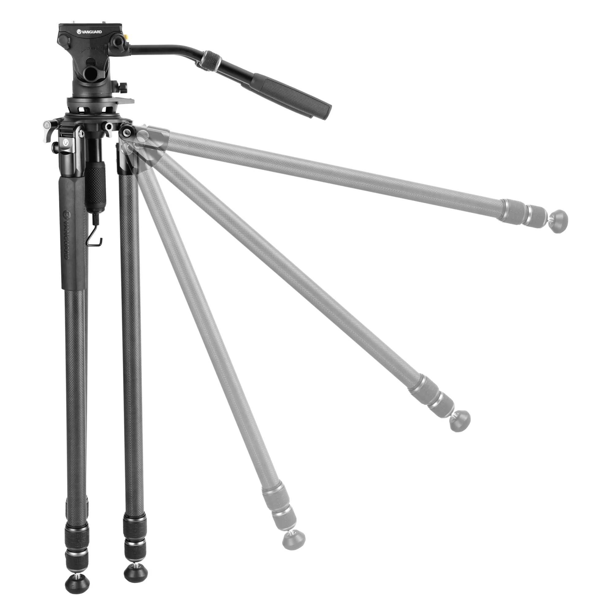 Alta Pro 3VRL 303CV20 Professional Carbon Video Tripod w/ Pan Head