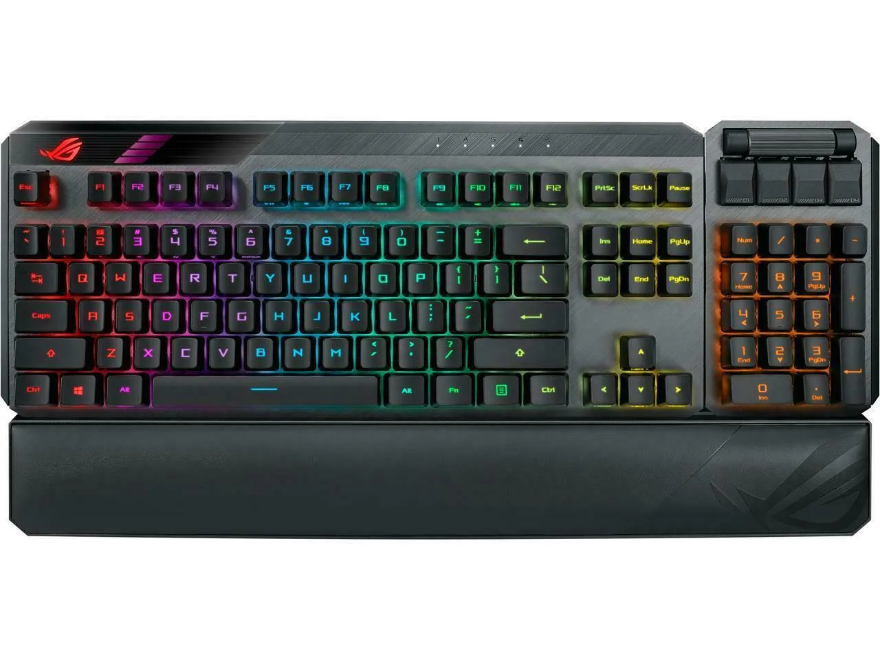 ASUS ROG Claymore II Wireless Modular Gaming Mechanical Keyboard, RF 2.4GHz, USB, Black - MA02ROGCLAYMOREII-BL-US