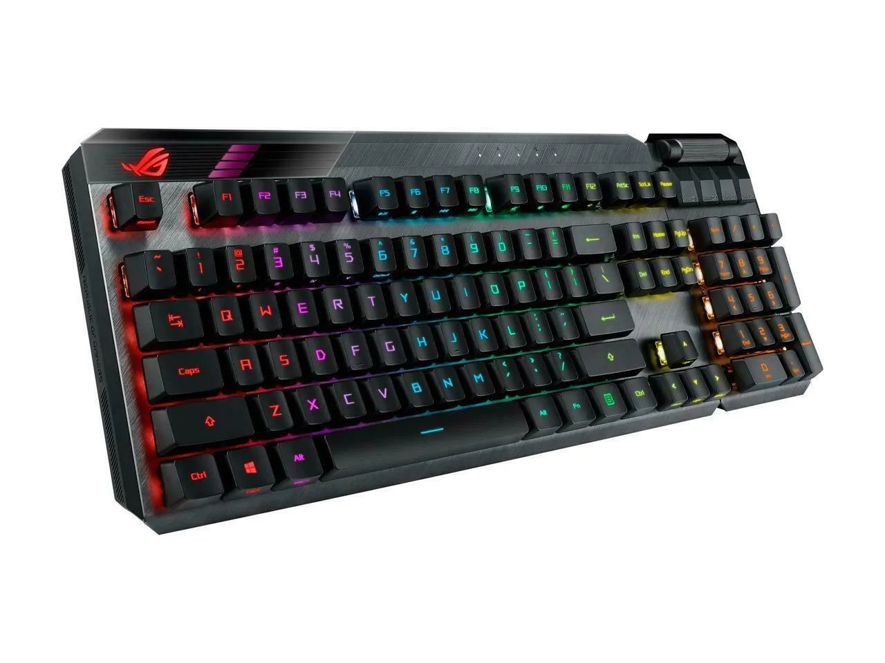 ASUS ROG Claymore II Wireless Modular Gaming Mechanical Keyboard, RF 2.4GHz, USB, Black - MA02ROGCLAYMOREII-BL-US