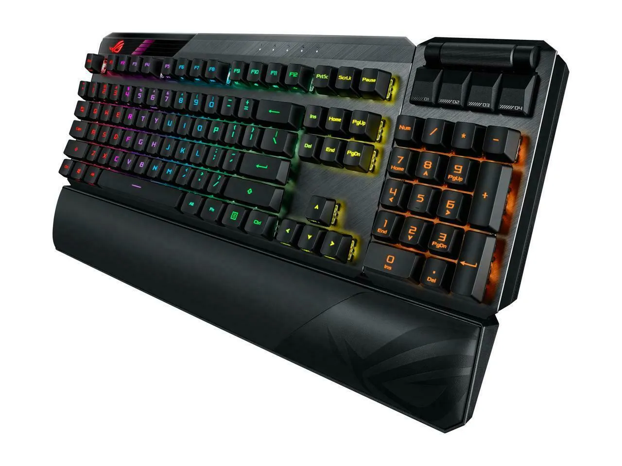 ASUS ROG Claymore II Wireless Modular Gaming Mechanical Keyboard, RF 2.4GHz, USB, Black - MA02ROGCLAYMOREII-BL-US