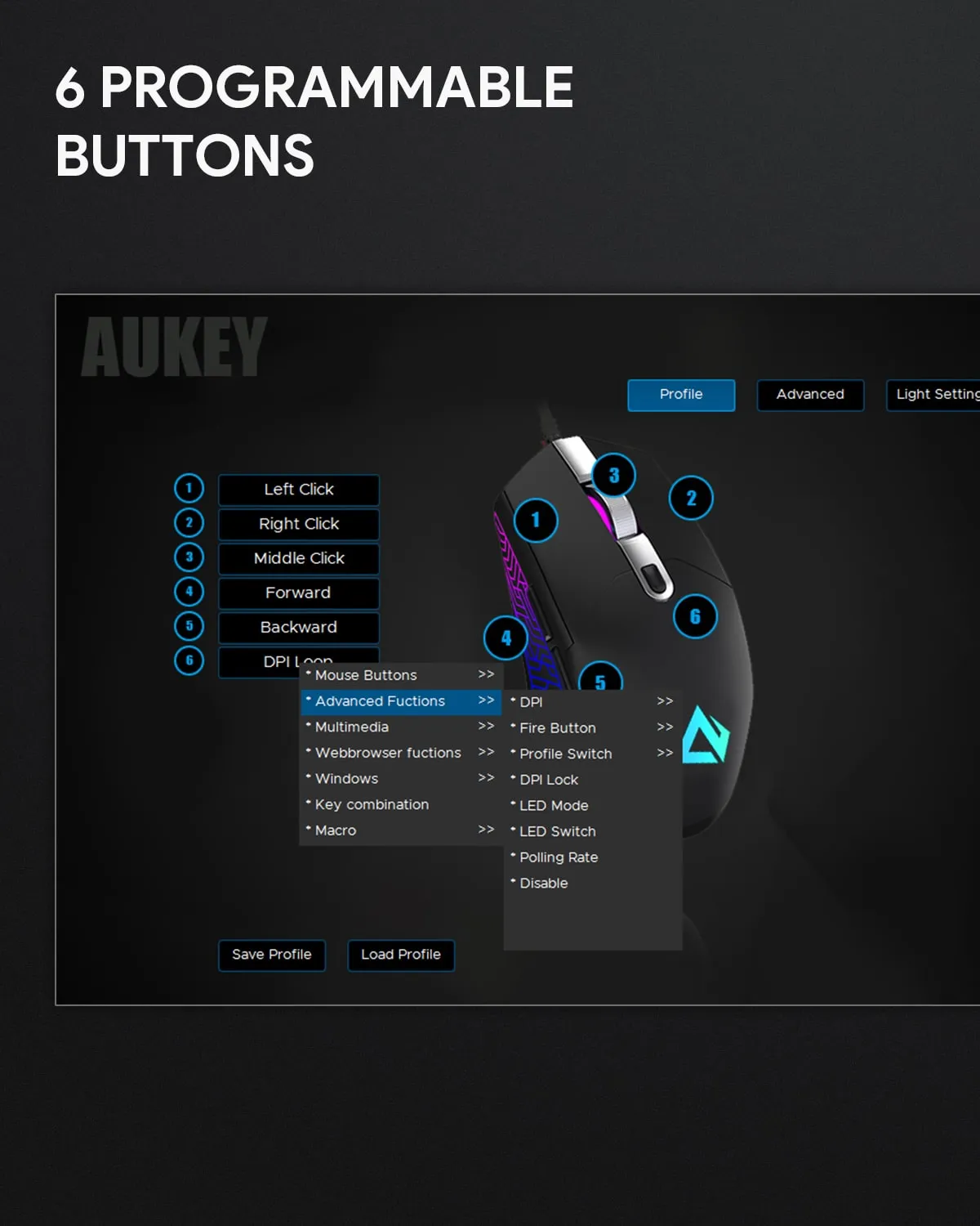 Aukey GM-F3 Scarab Gaming Mouse