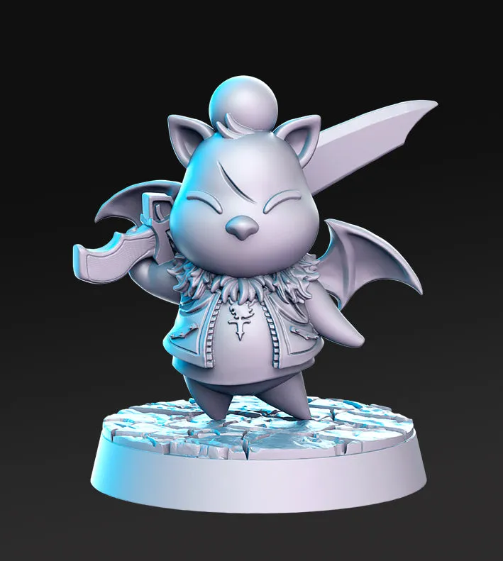 Batomon Final Fantasy 3D Printed Miniature