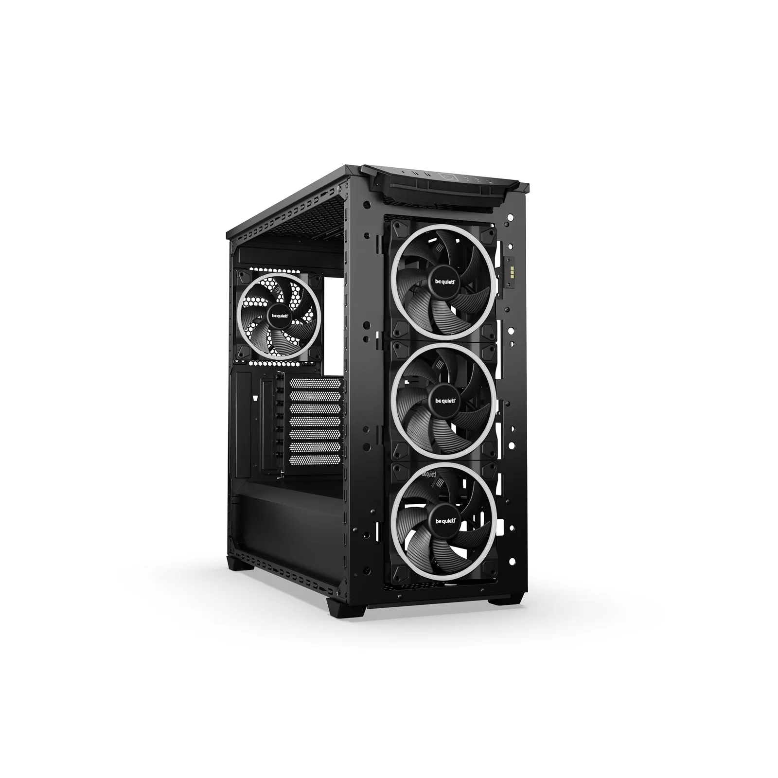 Be Quiet! Shadow Base 800 FX RGB Gaming Case w/ Glass Window, E-ATX, ARGB Front Strips & Controller, 4x ARGB Fans & Hub, Mesh Airflow, USB-C, Black