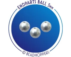 Beadhopper - Interchangeable Threaded End - 2 pieces - Silver