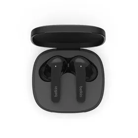 Belkin SOUNDFORM Flow ANC TWS Earbuds Clear Sound & Comfort - White & Black