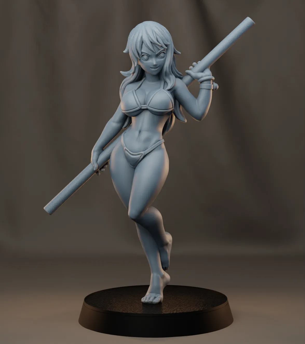 Bikini Nami 3D Printed Miniature