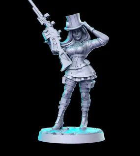 Caitlyn Legends RPG 3D Printed Miniature