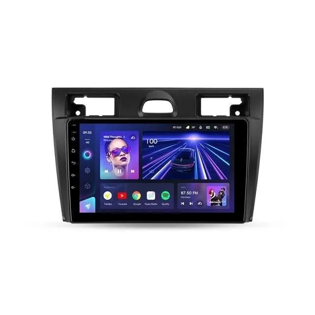 Car Dealz Elite 4G Data Model 10.2" Android 12.0 For Ford Fiesta Mk VI 5 Mk5 2002 - 2008 In Dash Plus OEM Fascia