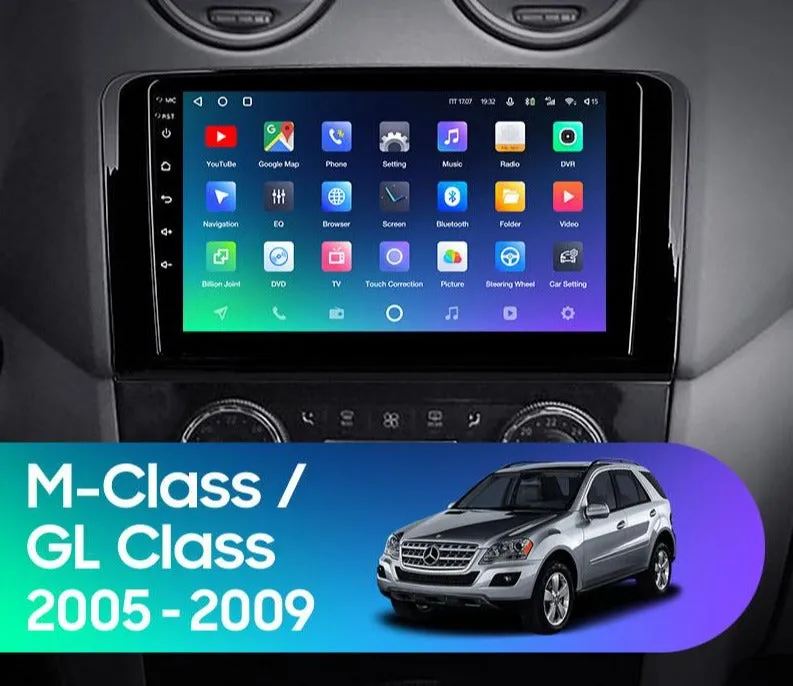 Car Dealz Premium Advanced 4G Data Model 10.2" Android 12.0 For Mercedes Benz ML GL ML350 GL320 X164 2005 - 2009