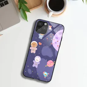 Cartoon Space Adventure Printed Designer Protective Case