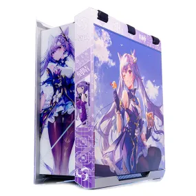 Case ASUS ROG Strix Helios GX601 Custom Keqing Theme, Mid Tower, white/purple/pattern