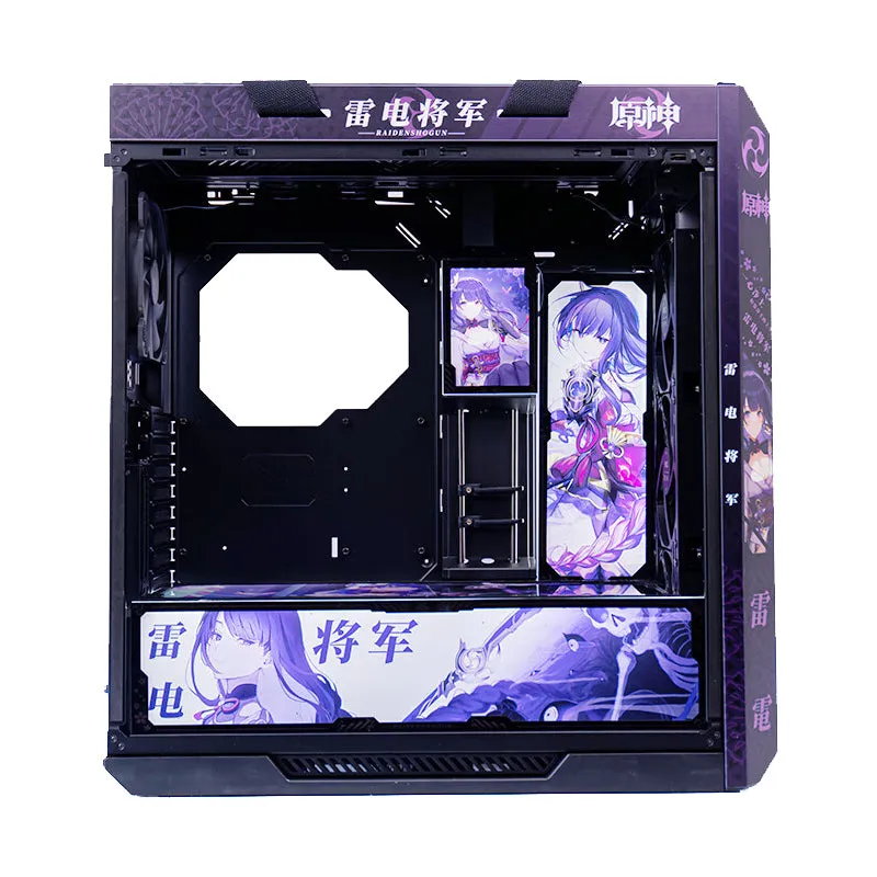 Case ASUS ROG Strix Helios GX601 Custom Raiden Shogun, Mid Tower, black/purple/pattern