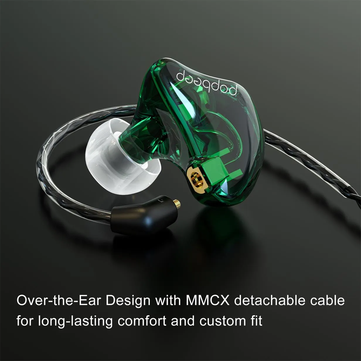 Clearance Sale-Popbeep Bsinger BC100 In-Ear Monitor Headphones (Green)