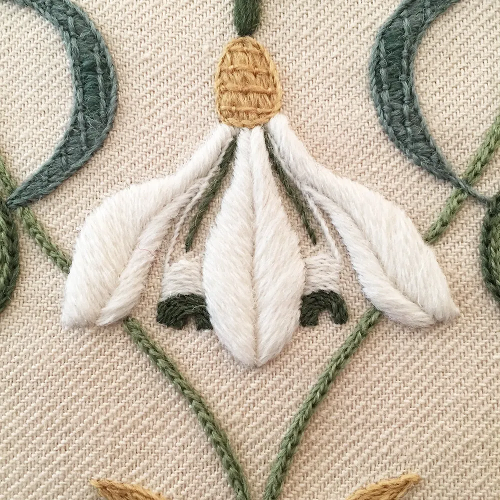 Crewel Embroidery Kit The Galanthus Collector