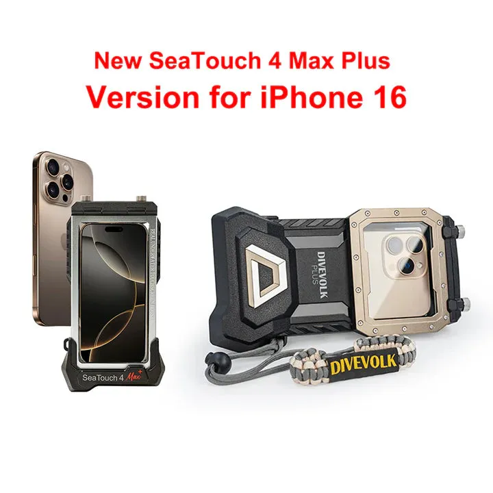 Divevolk SeaTouch 4 Max or 4 Max Plus Touchscreen Underwater Housing