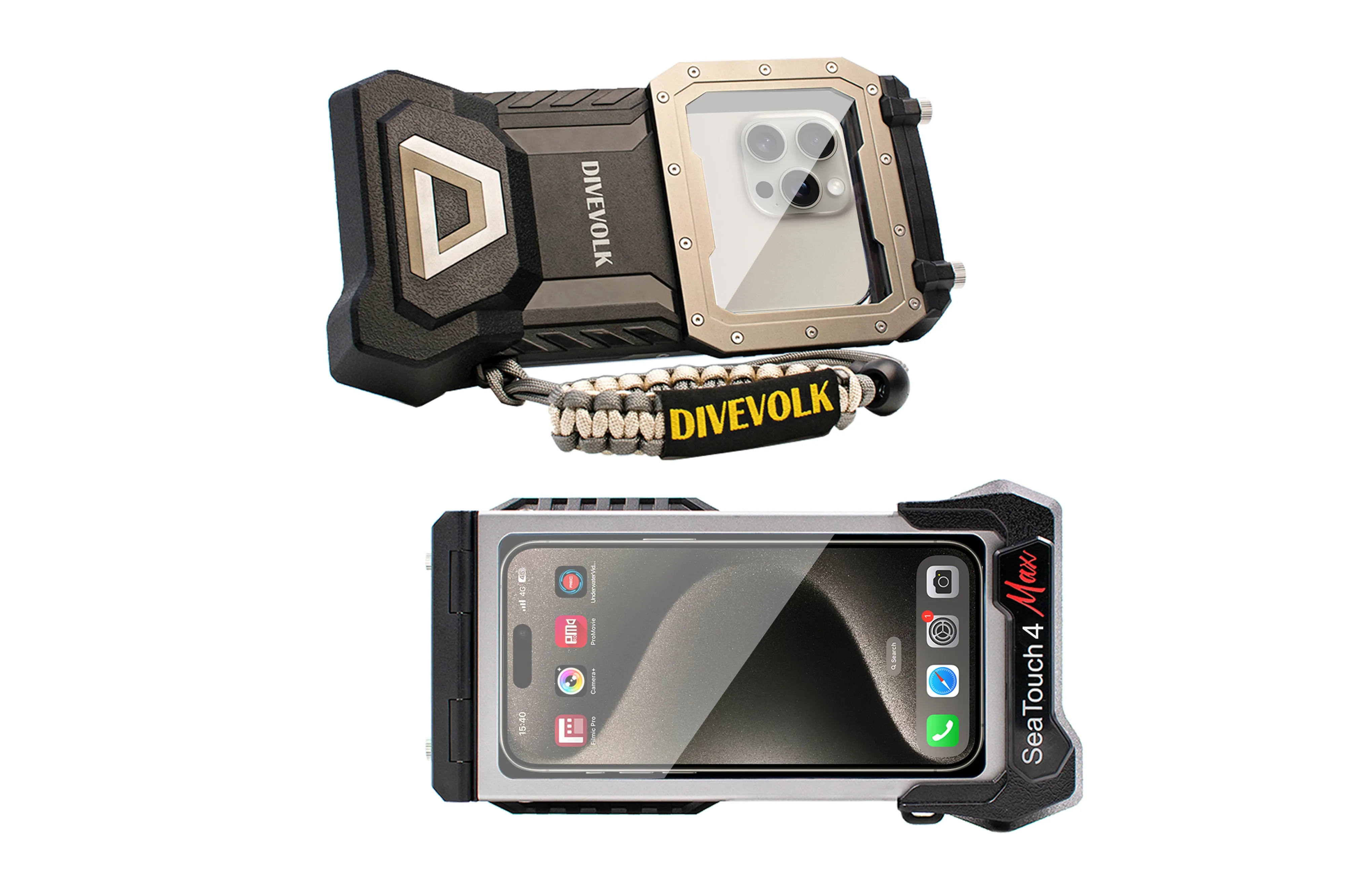 Divevolk SeaTouch 4 Max or 4 Max Plus Touchscreen Underwater Housing