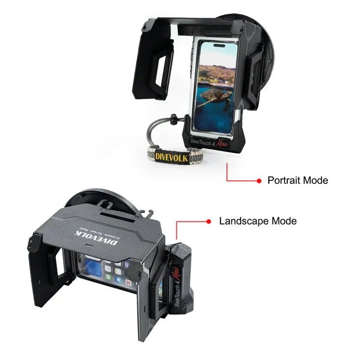 Divevolk SeaTouch 4 Max or 4 Max Plus Touchscreen Underwater Housing