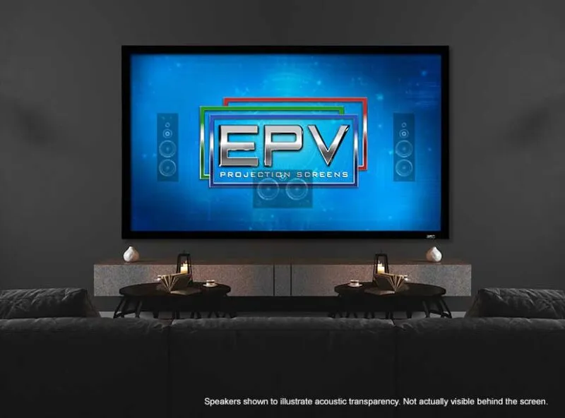 EPV Screens Special Edition Sonic AT8 ISF(AT) Gain (1.0) Fixed Frame 120" (58.7x104.7) HDTV 16:9 SE120H-AT8-ISF