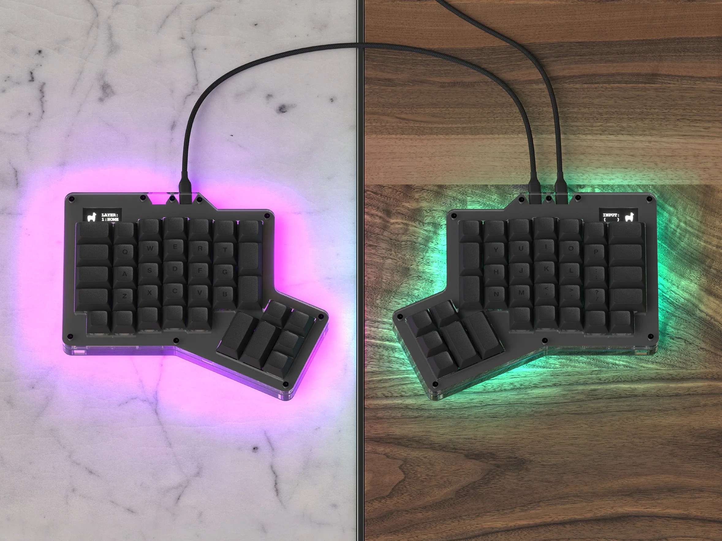 ErgoDox 76 "Hot Dox" V2 Mechanical Keyboard