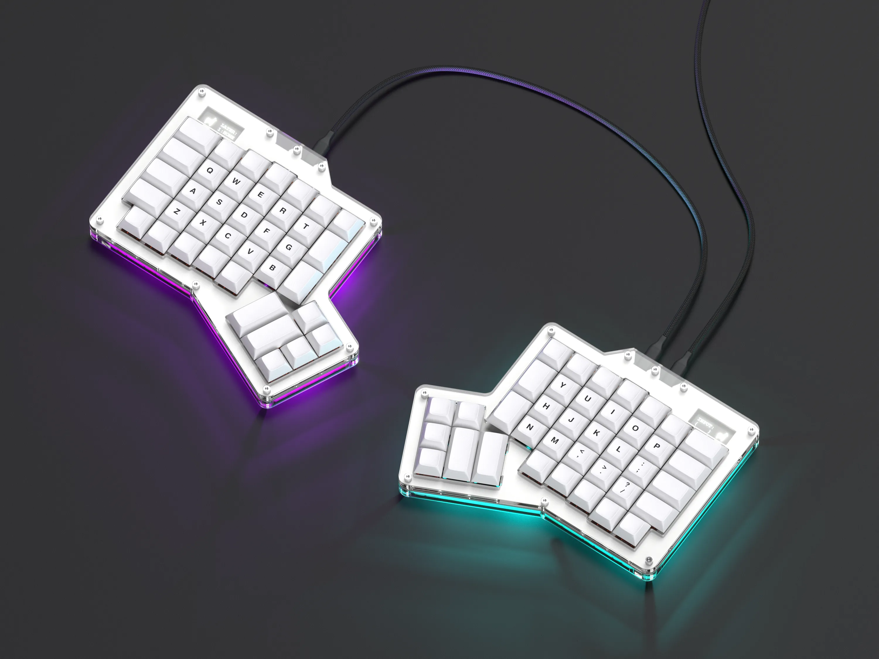 ErgoDox 76 "Hot Dox" V2 Mechanical Keyboard