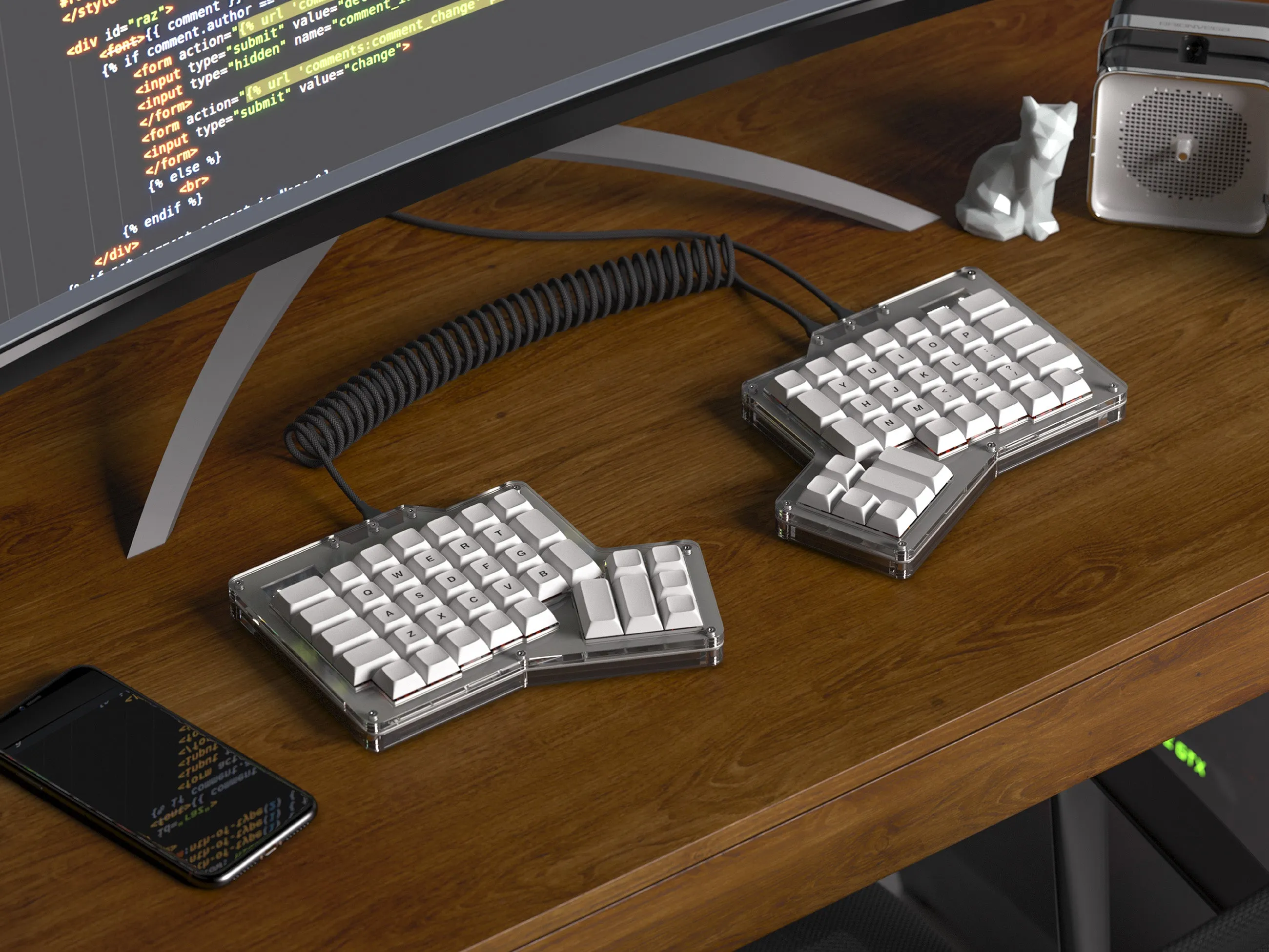 ErgoDox 76 "Hot Dox" V2 Mechanical Keyboard