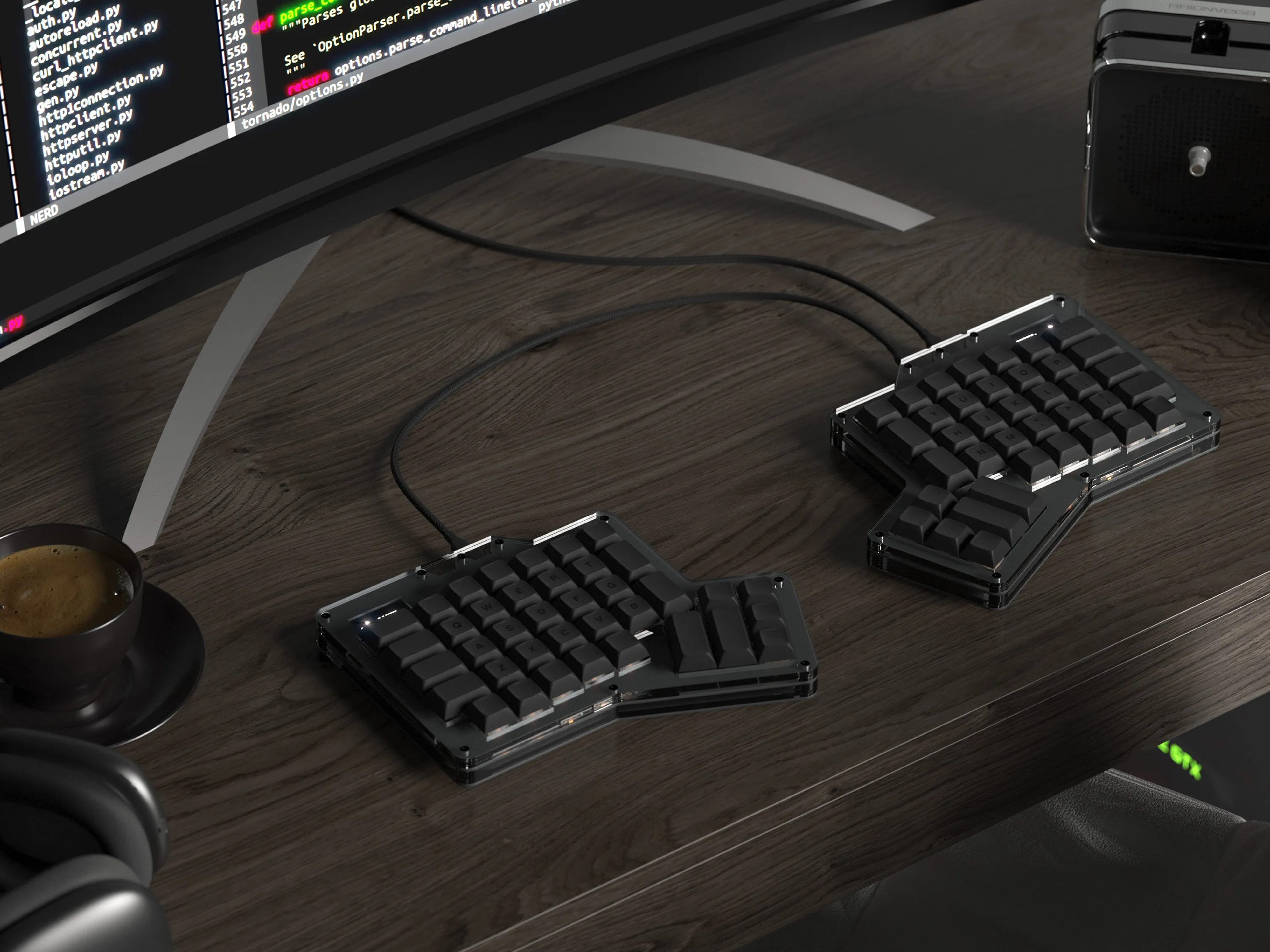 ErgoDox 76 "Hot Dox" V2 Mechanical Keyboard