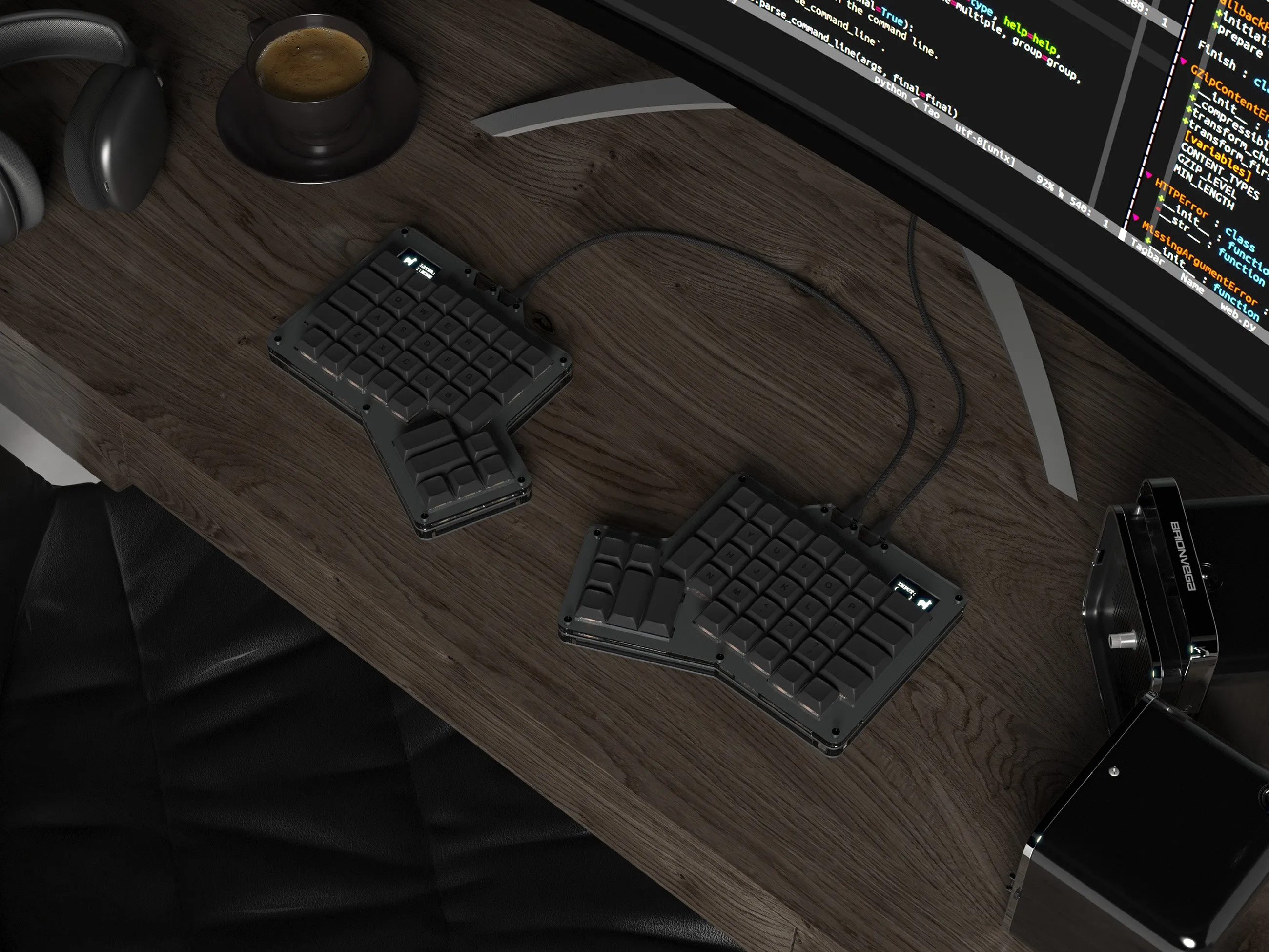 ErgoDox 76 "Hot Dox" V2 Mechanical Keyboard