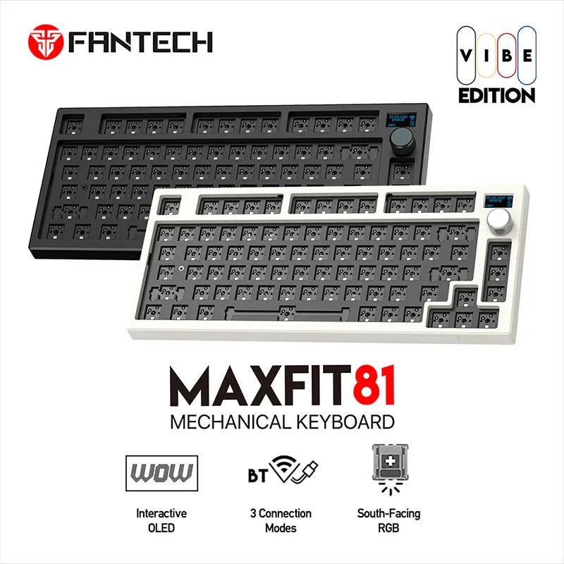 FANTECH MAXFIT81 MK910 Wireless Barebone DIY Kit With OLED Screen