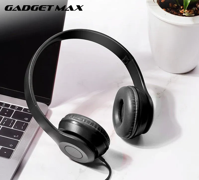 GADGET MAX GM15 STARSOUNG 3.5MM WIRED HEADPHONES (1.2M), Wired Headphone, 3.5mm Headphone, Sound Quality Headphone