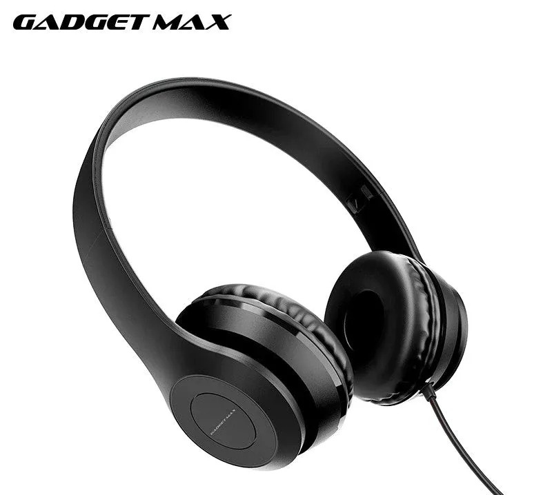 GADGET MAX GM15 STARSOUNG 3.5MM WIRED HEADPHONES (1.2M), Wired Headphone, 3.5mm Headphone, Sound Quality Headphone