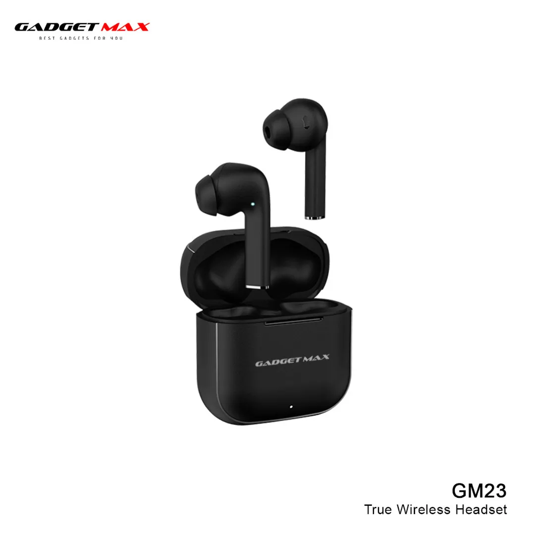 GADGET MAX GM23 TINY CUBE TWS Earbuds - BLACK