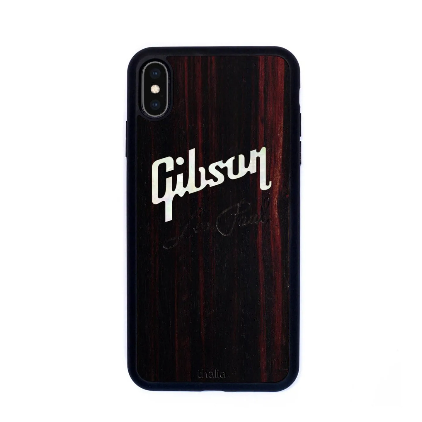 Gibson Pearl Logo with Les Paul Script Engraved | iPhone Case