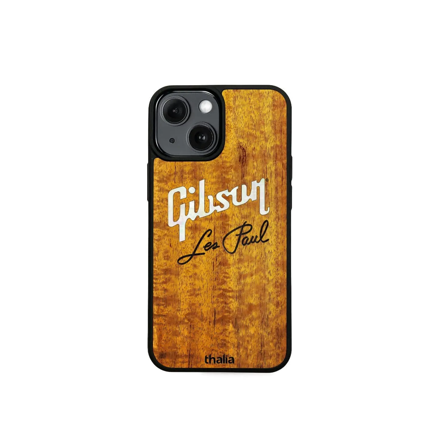 Gibson Pearl Logo with Les Paul Script Engraved | iPhone Case