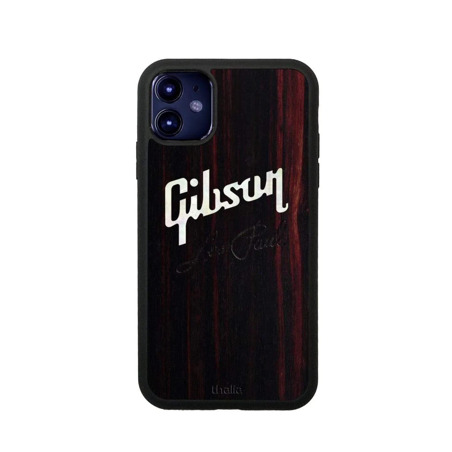 Gibson Pearl Logo with Les Paul Script Engraved | iPhone Case