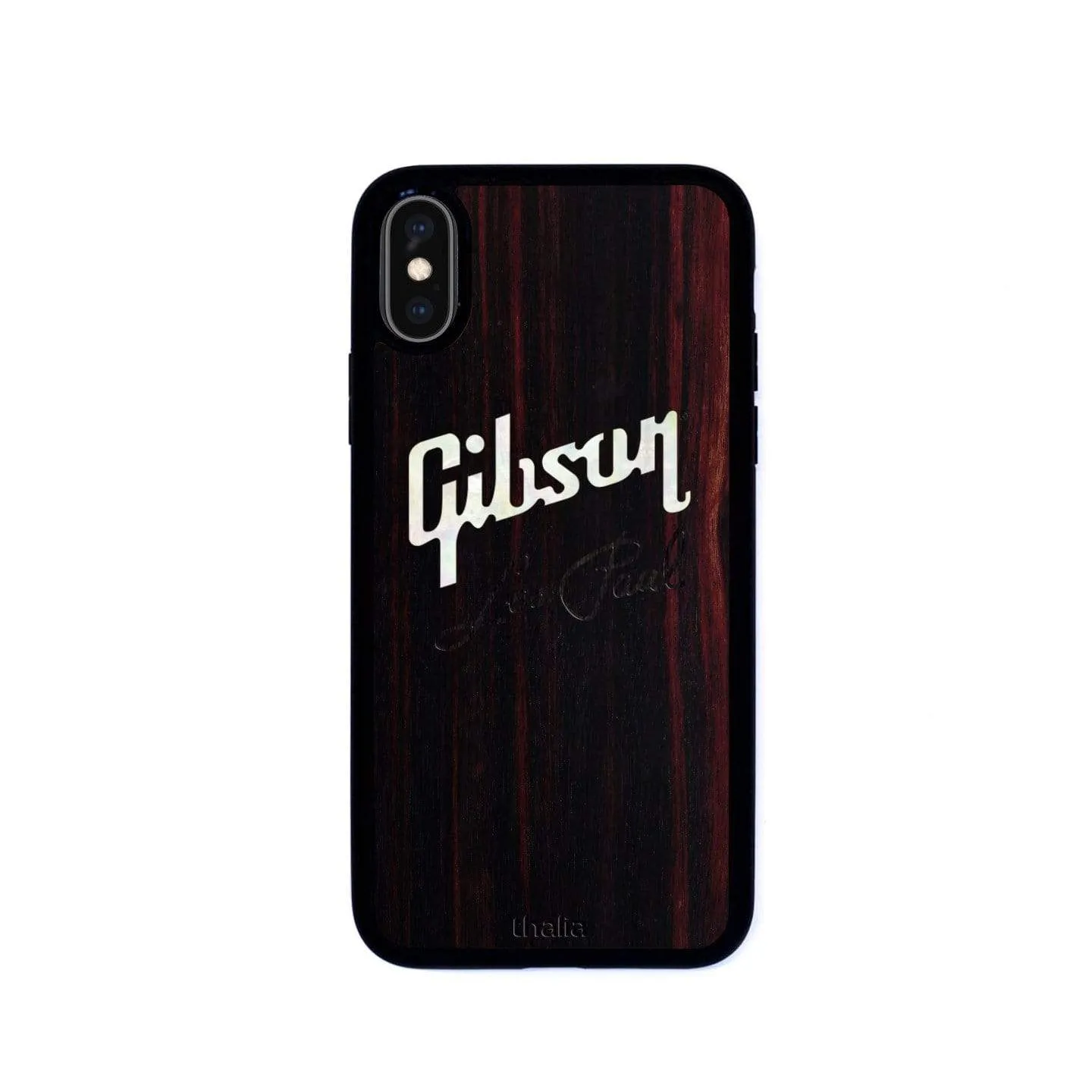 Gibson Pearl Logo with Les Paul Script Engraved | iPhone Case