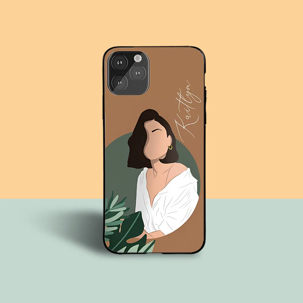 Girl Art Name protective case