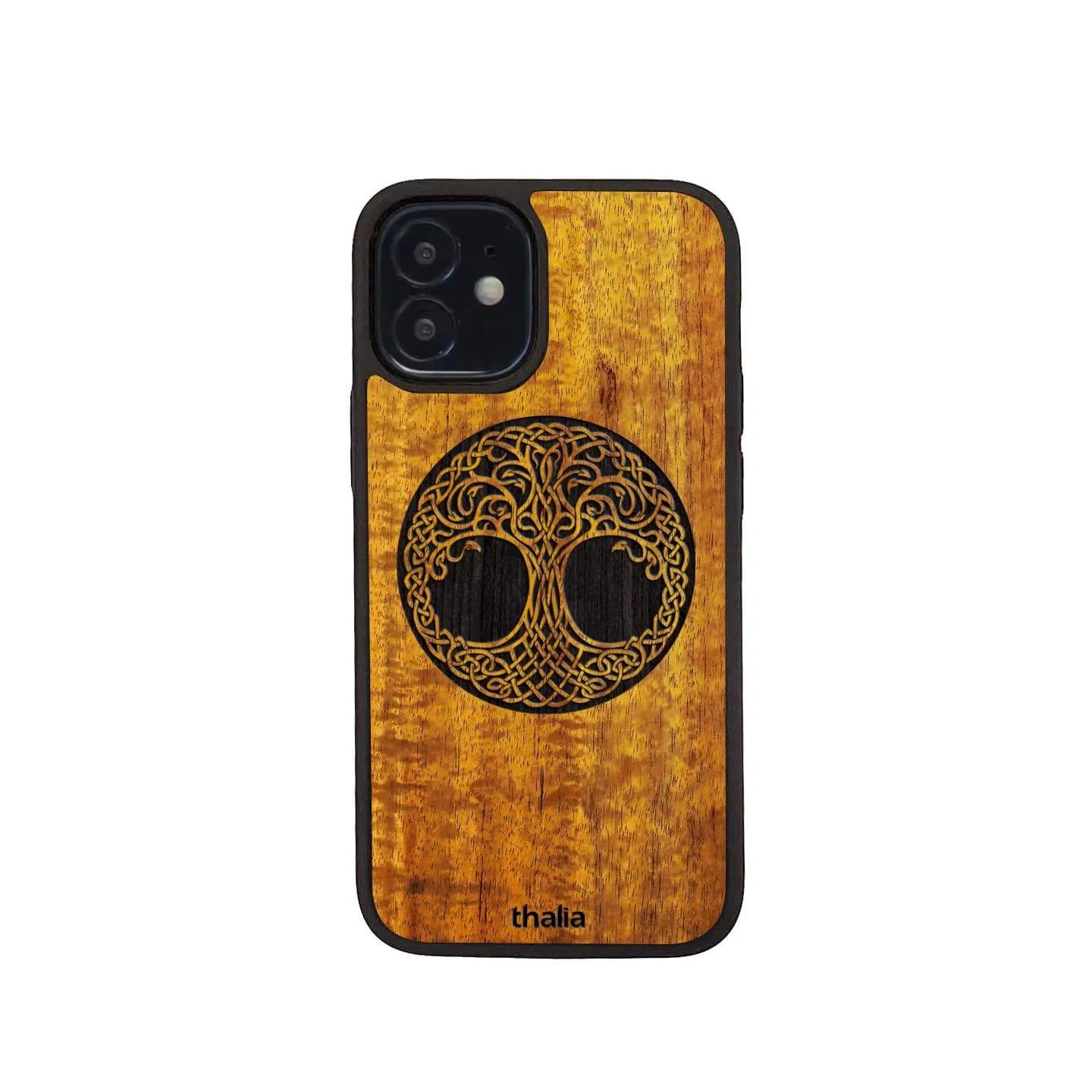 Hawaiian Koa & Tree of Life Engraving | iPhone Case