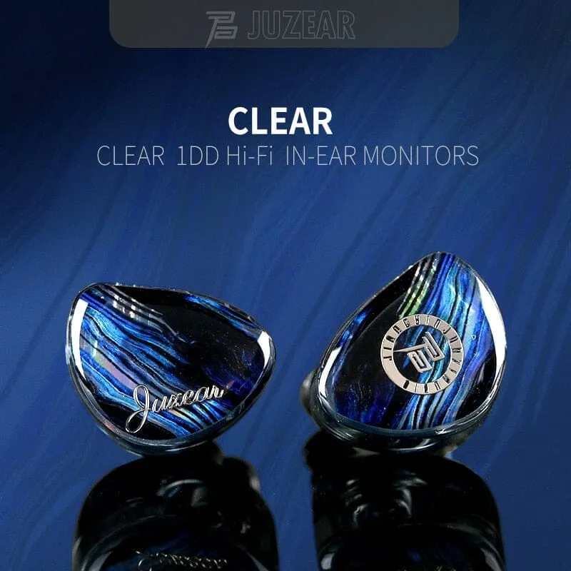 JUZEAR Clear 10mm LCP Dynamic Driver In-Ear Earphone