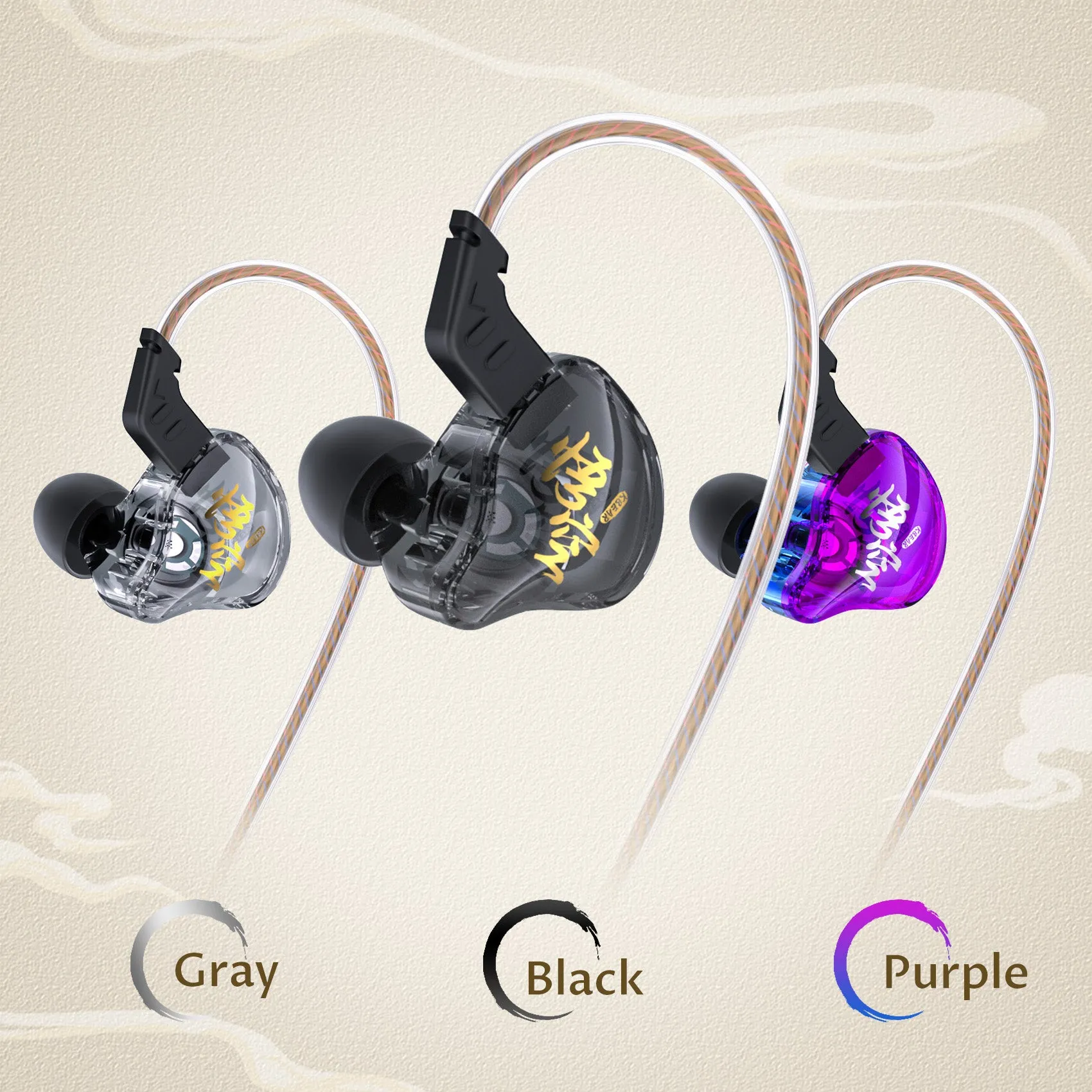 【KBEAR MONKIE K01】 Immersive Gaming Earbuds with HIFI Sound In-ear earphones IEM Headphones