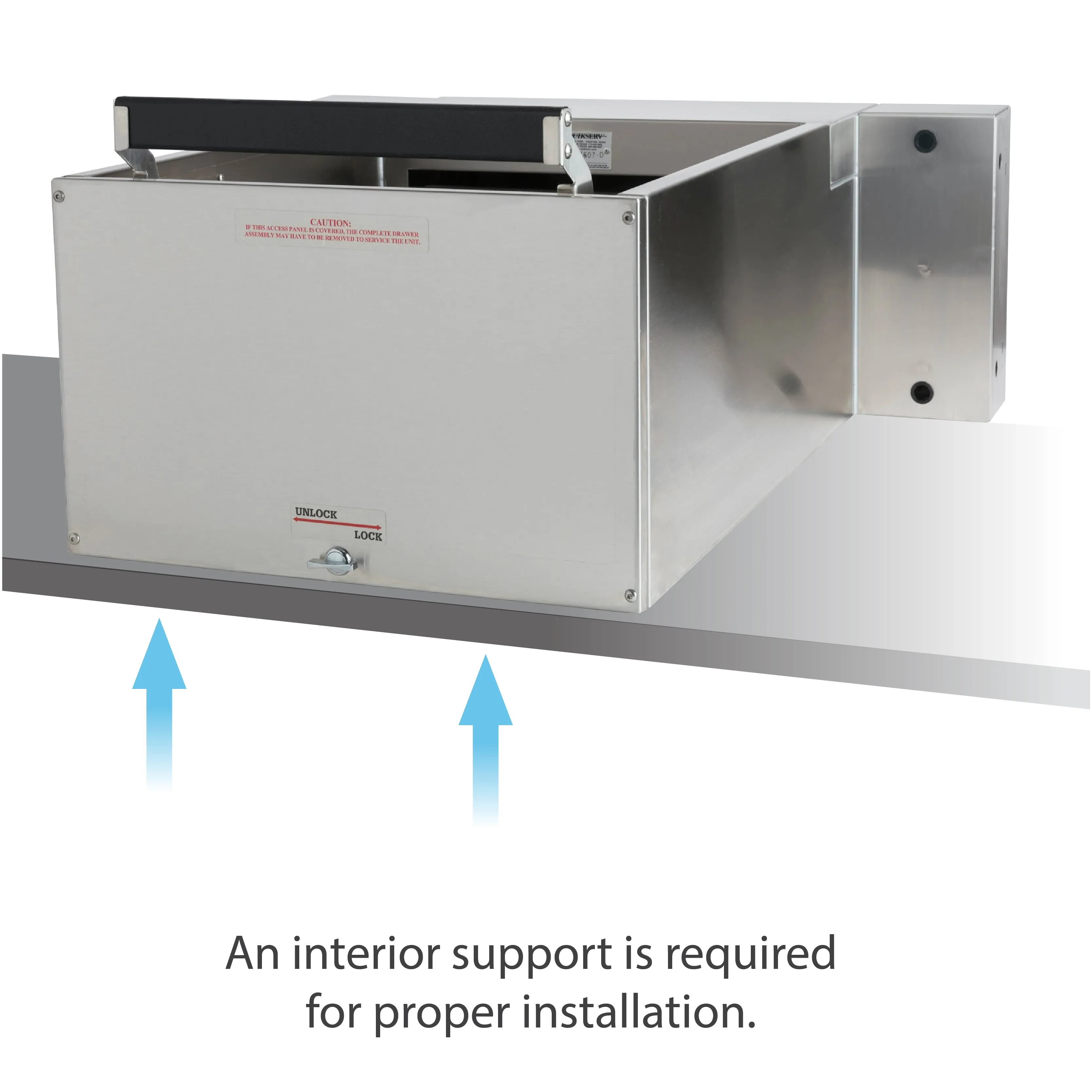 Optimized Title: Spacious 60-Inch Wide x 53-1/2-Inch High Drive-thru Pharmacy Package by Quikserv PCJ-130